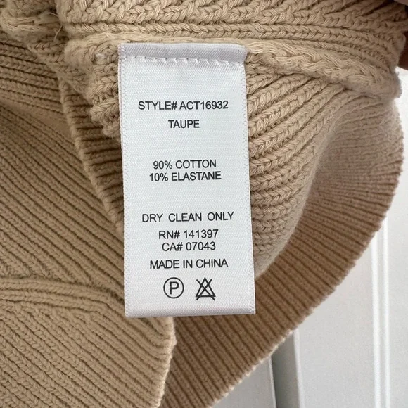 Astr Tan Ribbed Knit Top - Picture 3 of 3